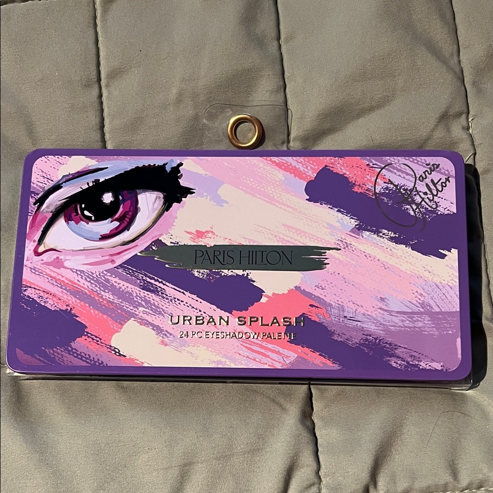 Paris Hilton Pink & Purple Urban Splash Eyeshadow Tin